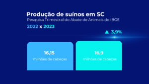 SC amplia liderança na produção e exportação de carne suína em 2023