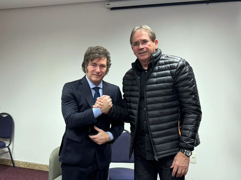 FIESC participa de encontro com Javier Milei