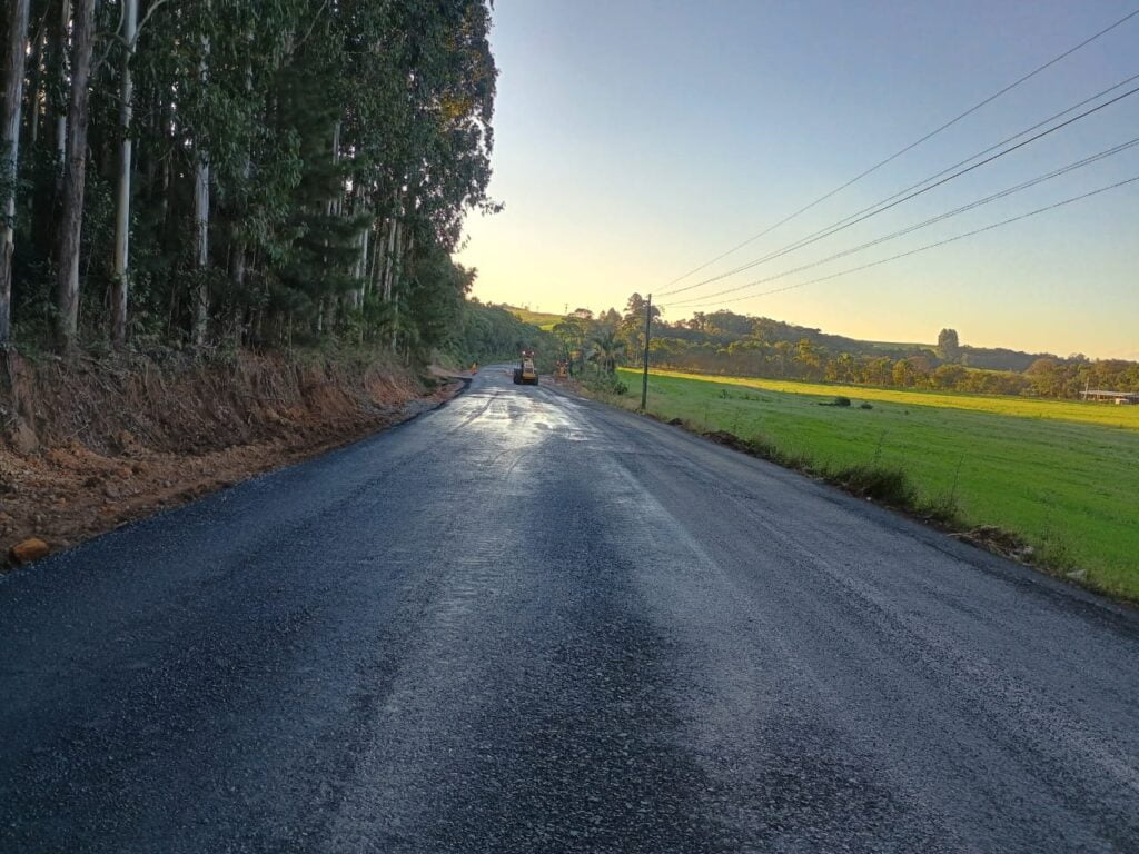 Obras na SC-340 na região de Porto União entram na reta final