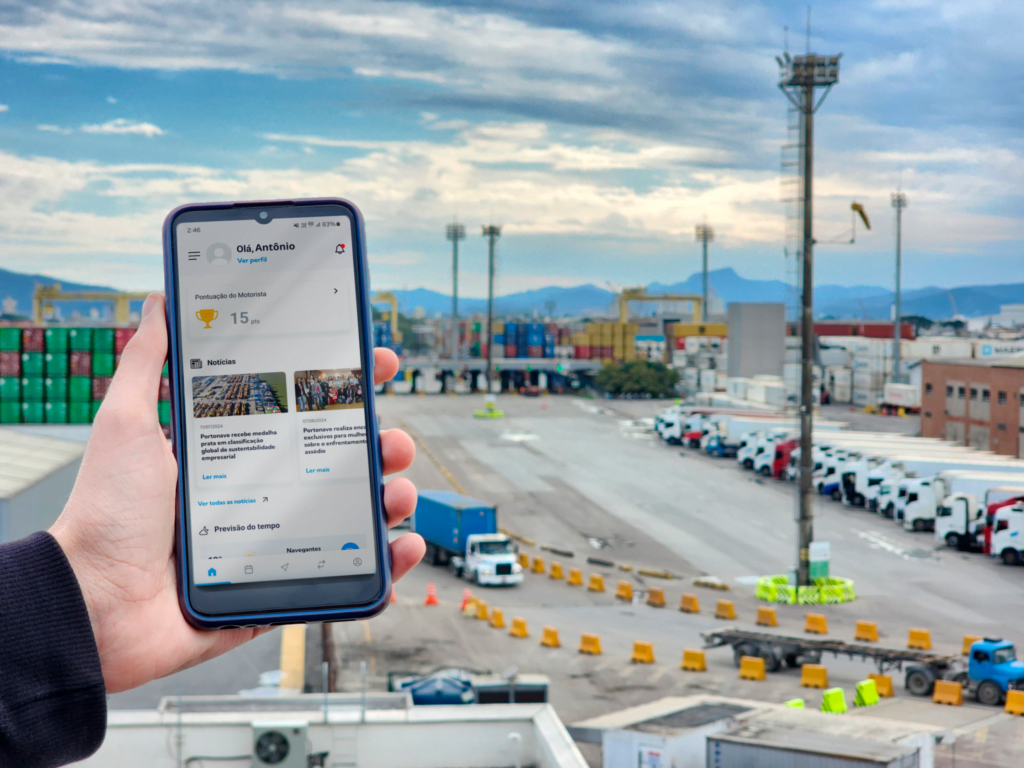 PORTONAVE lança aplicativo exclusivo para motoristas pioneiro em Santa Catarina