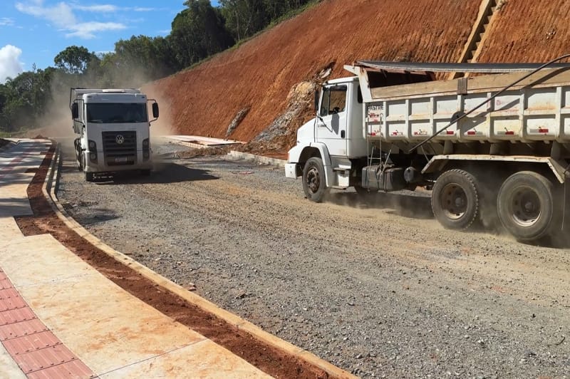 Município de Itajaí retoma obras do Binário da Praia Brava