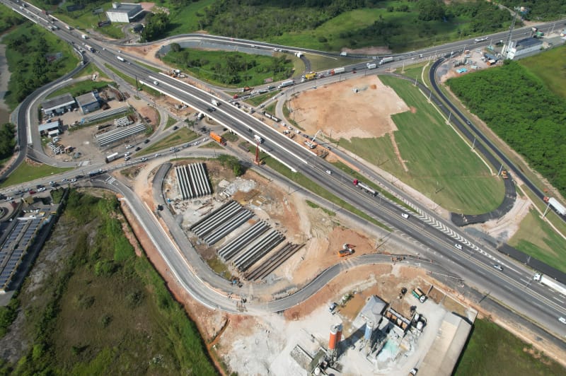 Duas novas alças de acesso São Liberadas no trevo da Rodovia Antônio Heil em Itajaí
