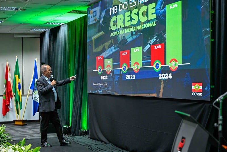 Em Joinville, governador assina ordem de serviço para Estudo de Impacto Ambiental da Via Mar