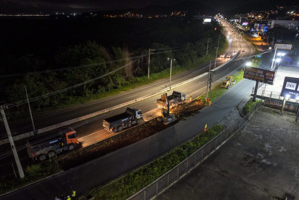 Estrada Boa: começam as obras de triplicação da SC-401, um marco para a mobilidade na Grande Florianópolis