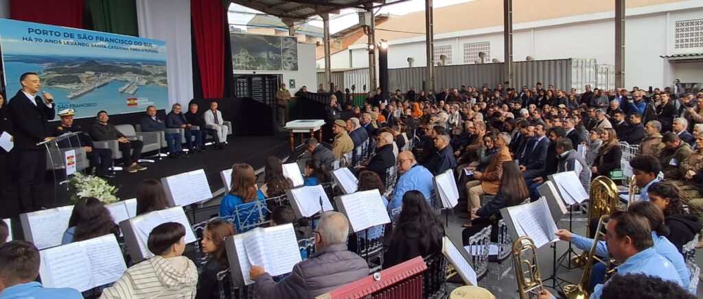 Nos 70 anos do Porto de São Francisco, governador destaca investimentos e anuncia obras de infraestrutura
