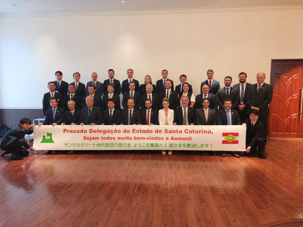 Santa Catarina e Aomori renovam parceria histórica iniciada em 1980