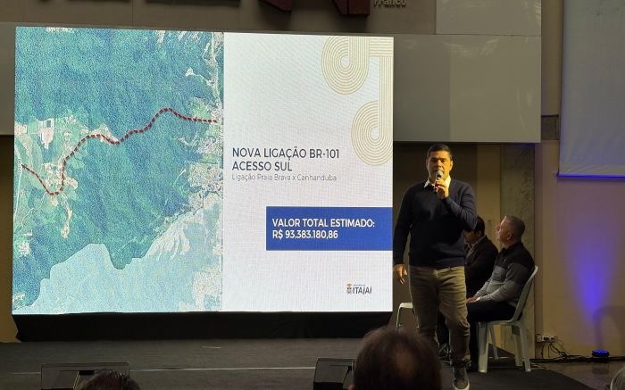 Via portuária, marginais na Murta, nova via ligando Itajaí e BC; R$ 1 bi em obras