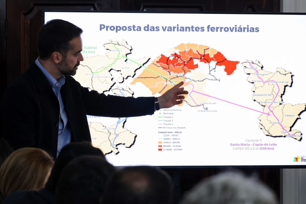 Governador Jorginho Mello lidera criação da Ferrosul: ligação ferroviária entre os estados do Rio Grande do Sul, Santa Catarina, Paraná e Mato Grosso do Sul