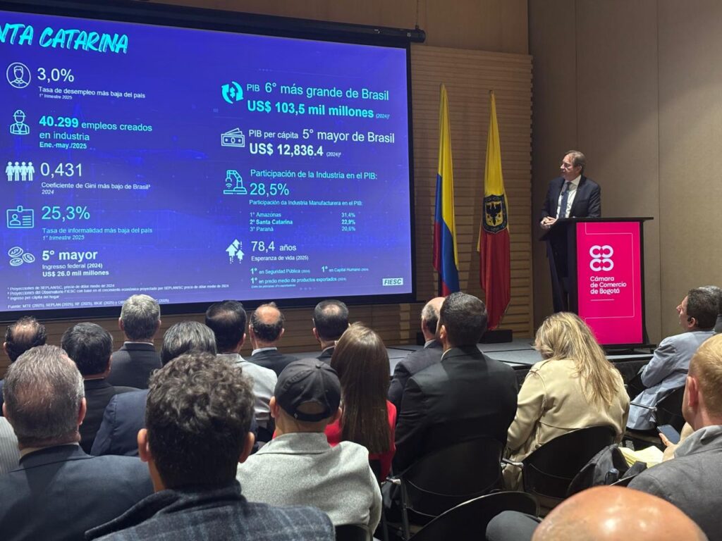 Indústrias de SC estudam alianças estratégicas com empresas da Colômbia