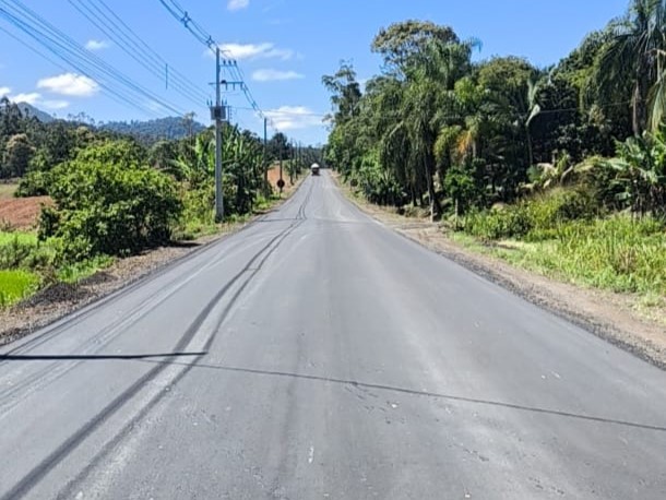 Estrada Boa: SC-114 entre Taió e Salete tem seis quilômetros totalmente revitalizados