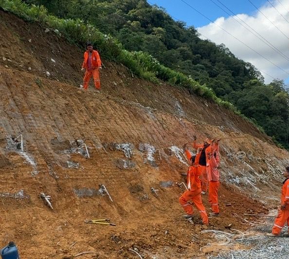 Estrada Boa: obras de implantação das áreas de escape na Serra Dona Francisca chegam a 75%