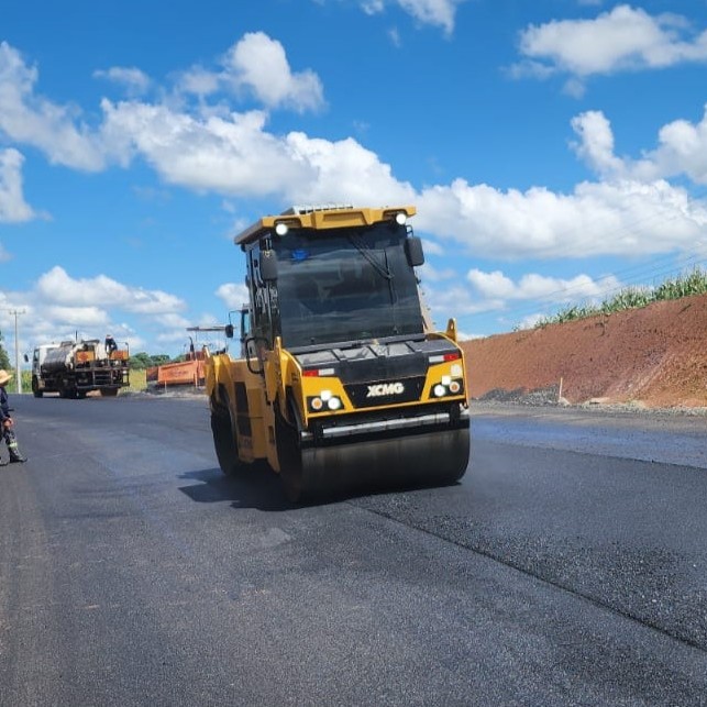 Estrada Boa: obras na SC-451 avançam e atingem 40% de execução entre Frei Rogério e Fraiburgo