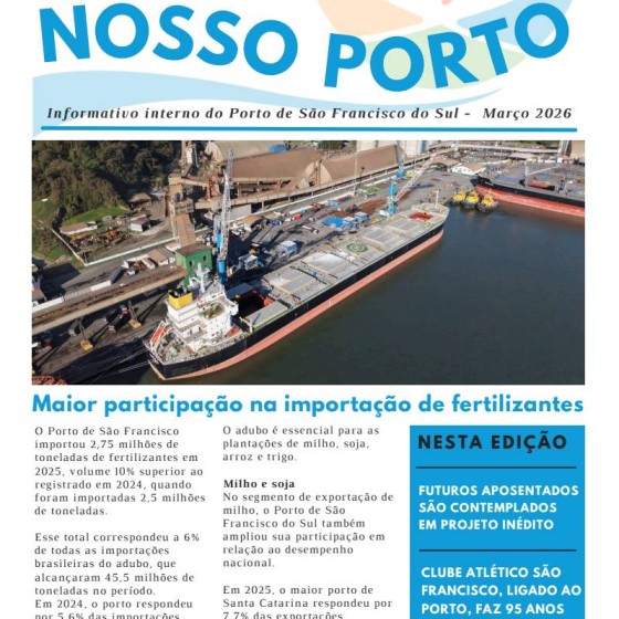 Informativo homenageia clube dos portuários, que completa 95 anos