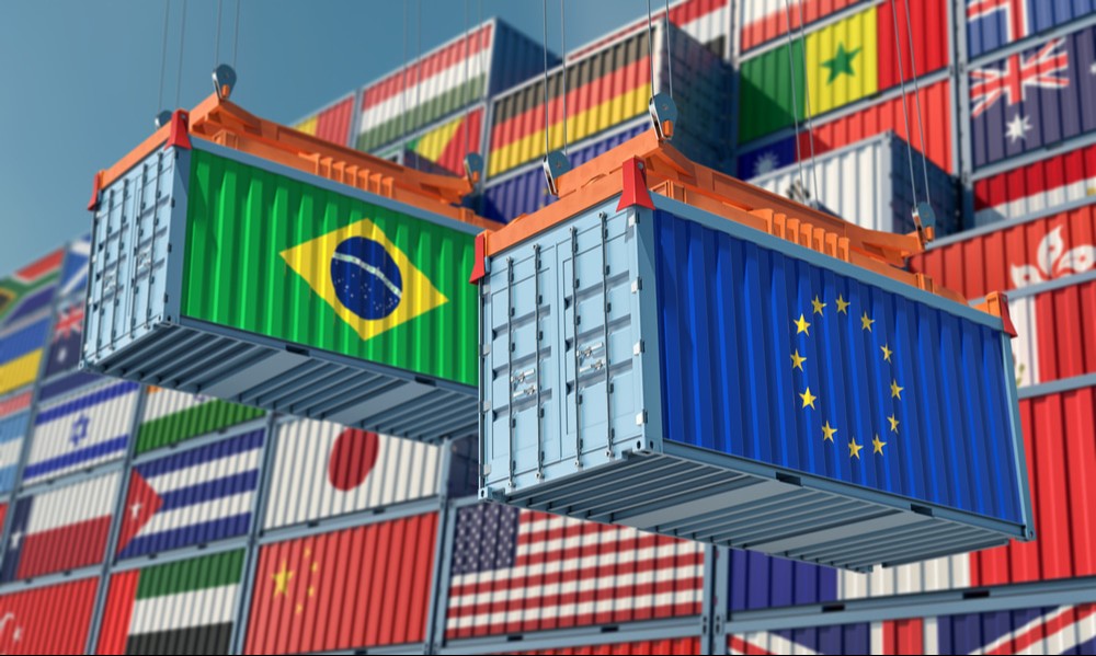 Acordo Mercosul-UE entra em vigor e puxa tarifa zero para mais de 80% das exportações ao bloco