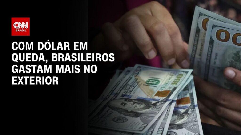 Com dólar caindo, brasileiros batem recorde de gastos no exterior no 1º tri